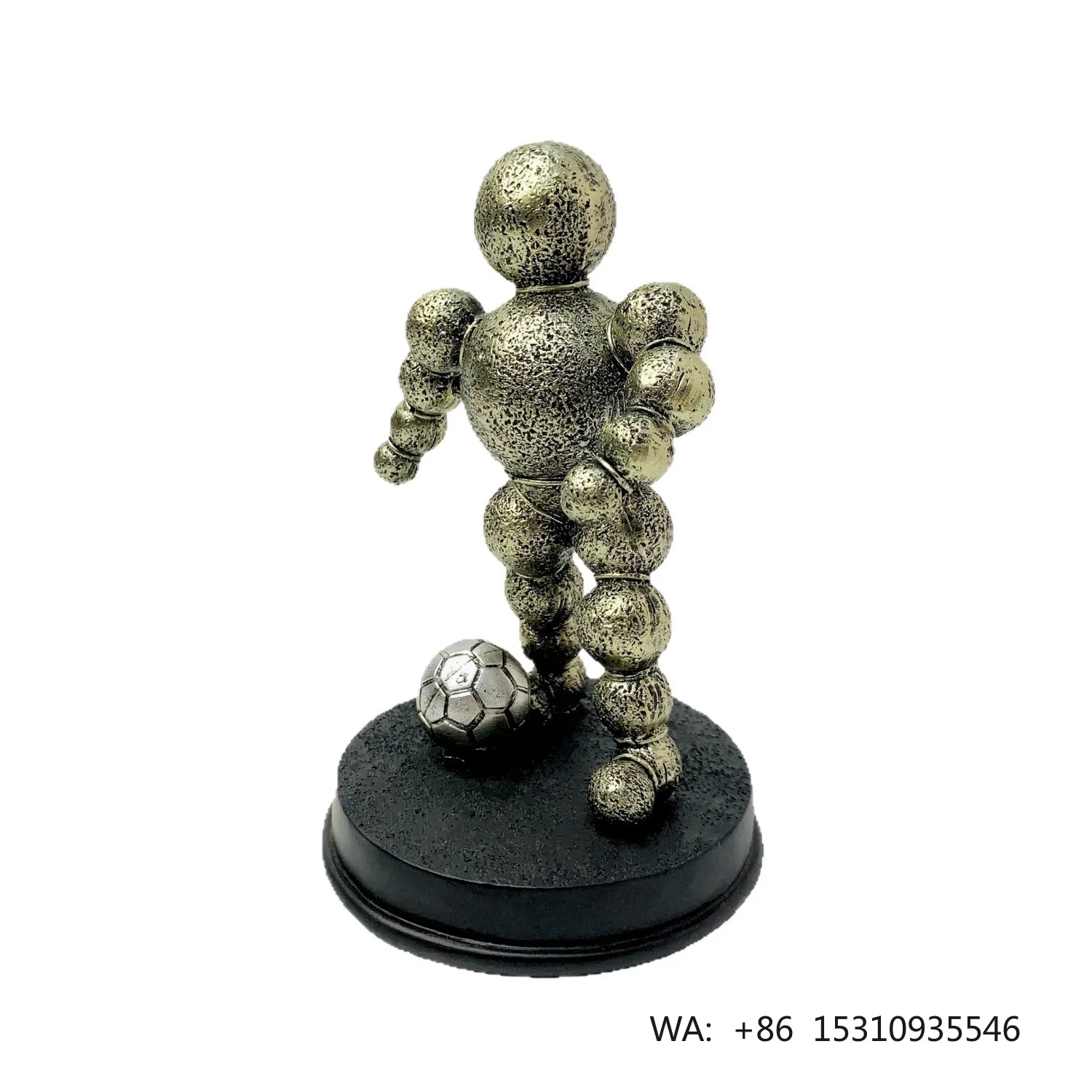 Art Deco Sculptures Modern Gym Sportsman Figurines Simple Hercules Statue Resin Crafts for Living Room Wine Cabinet Decoration