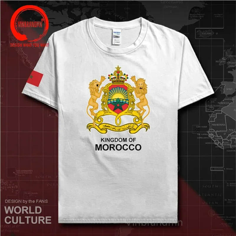 The Western Kingdom of Morocco Moroccan men t shirt fashion 2018 nation team t-shirt sporting clothing tees country MAR new 2022