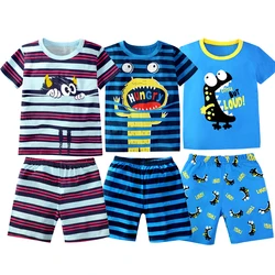 Children's Clothing 2024 Cotton Suits for Boys 2 to 3 4 5 6 7 8 9 10 11 12 13 Years Summer Tshirt Shorts Set Toddler Boy Outfits