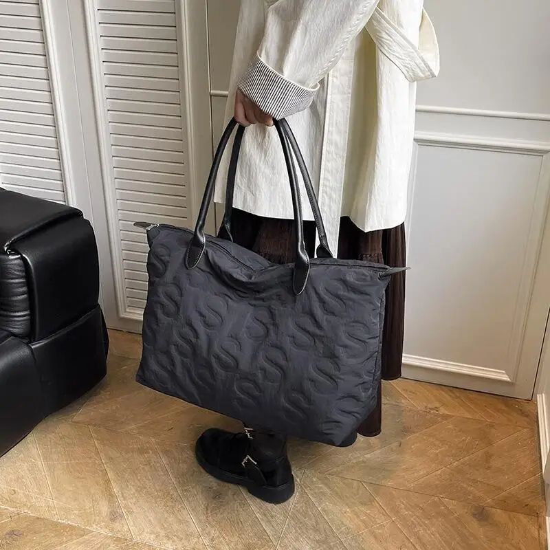 Fashionable single shoulder simple diagonal cross casual bag new trend large capacity fashionable women's single shoulder bag