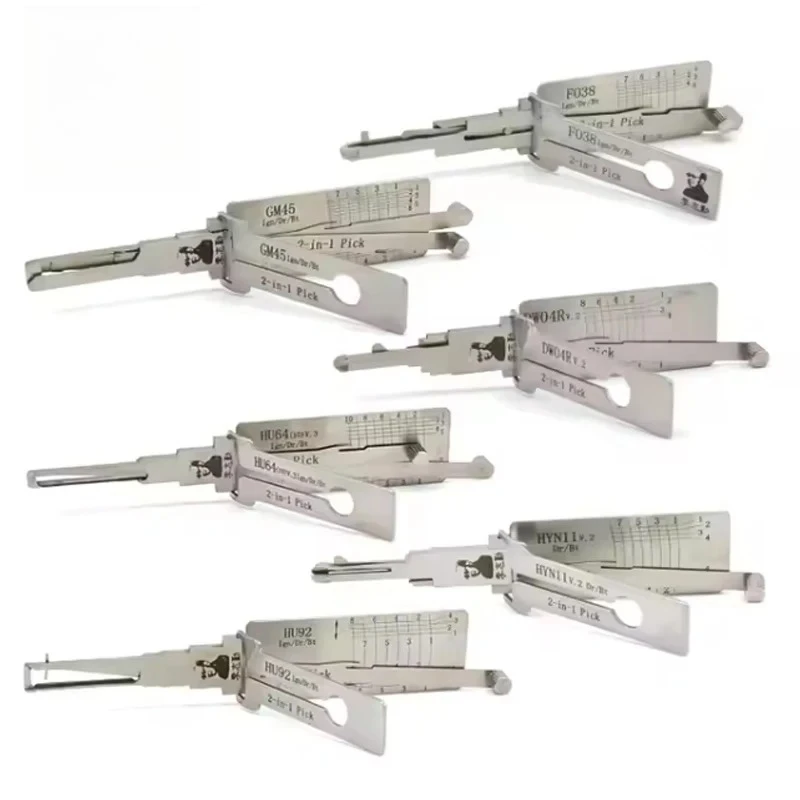 Lishi 2 IN1 tool HU66 HU100 HU100R HON66 HU101 HU64 HU92 AUTO Door Open tool Lishi pick tool