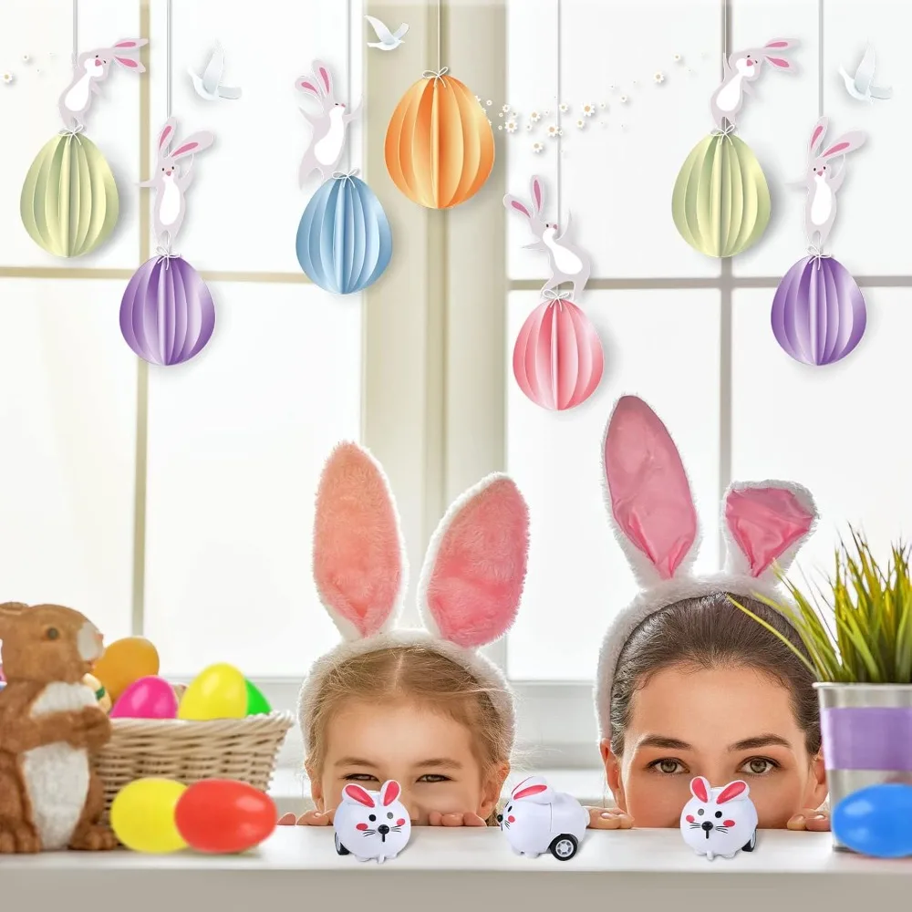 풀백 자동차 세트 합금 동물 모형 ‌ 레이싱 차량 자동차 장난감 서프라이즈 에그 소년 소녀 유아 파티 선물 크리스마스 선물