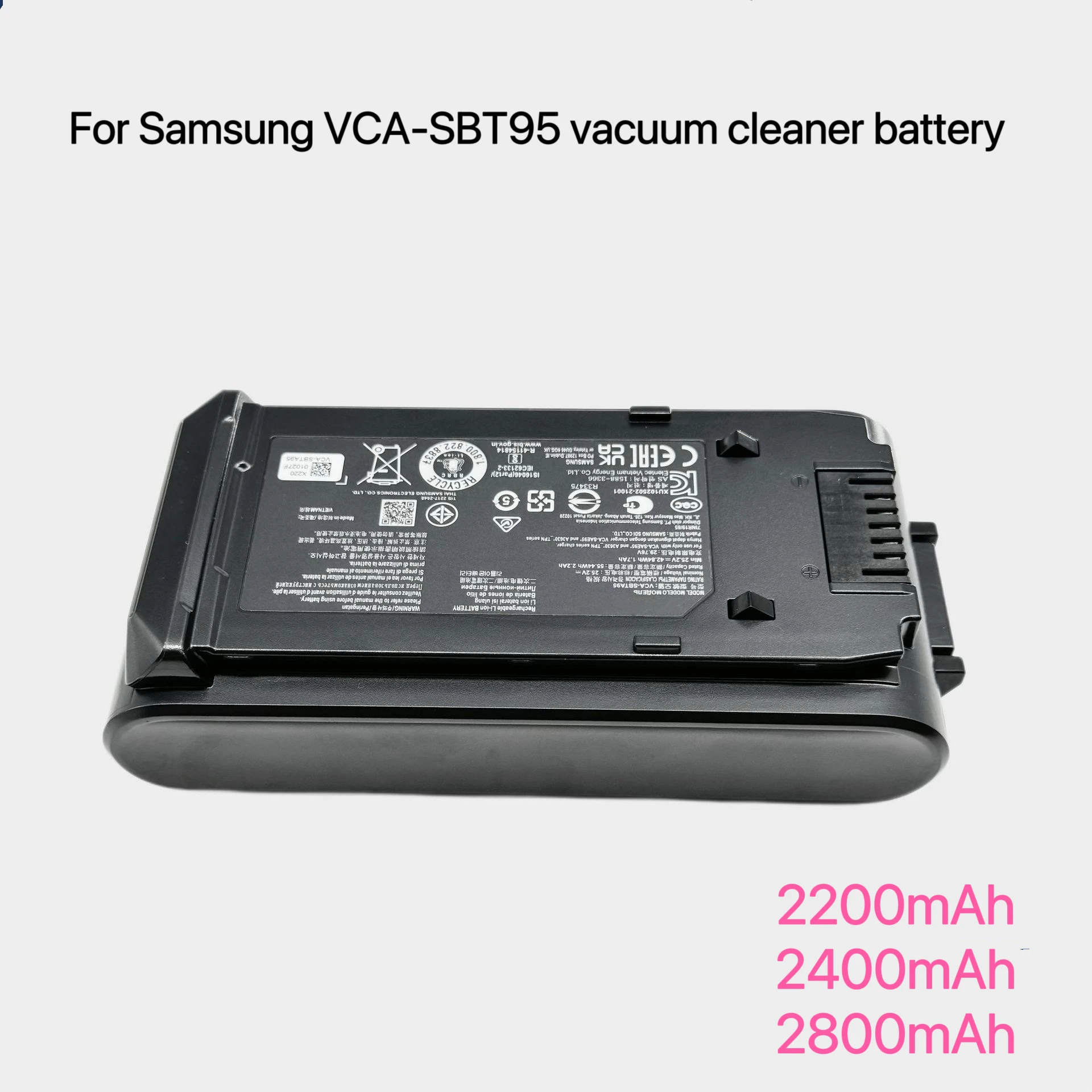 

For Samsung VCA-SBT95 Vacuum Cleaner Battery 25.2V 2800mAh