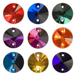 YANRUO 3200 Rivoli Sew On Crystal Strass DIY Glass Stones Flat Back Sewing Rhinestone For Needlework