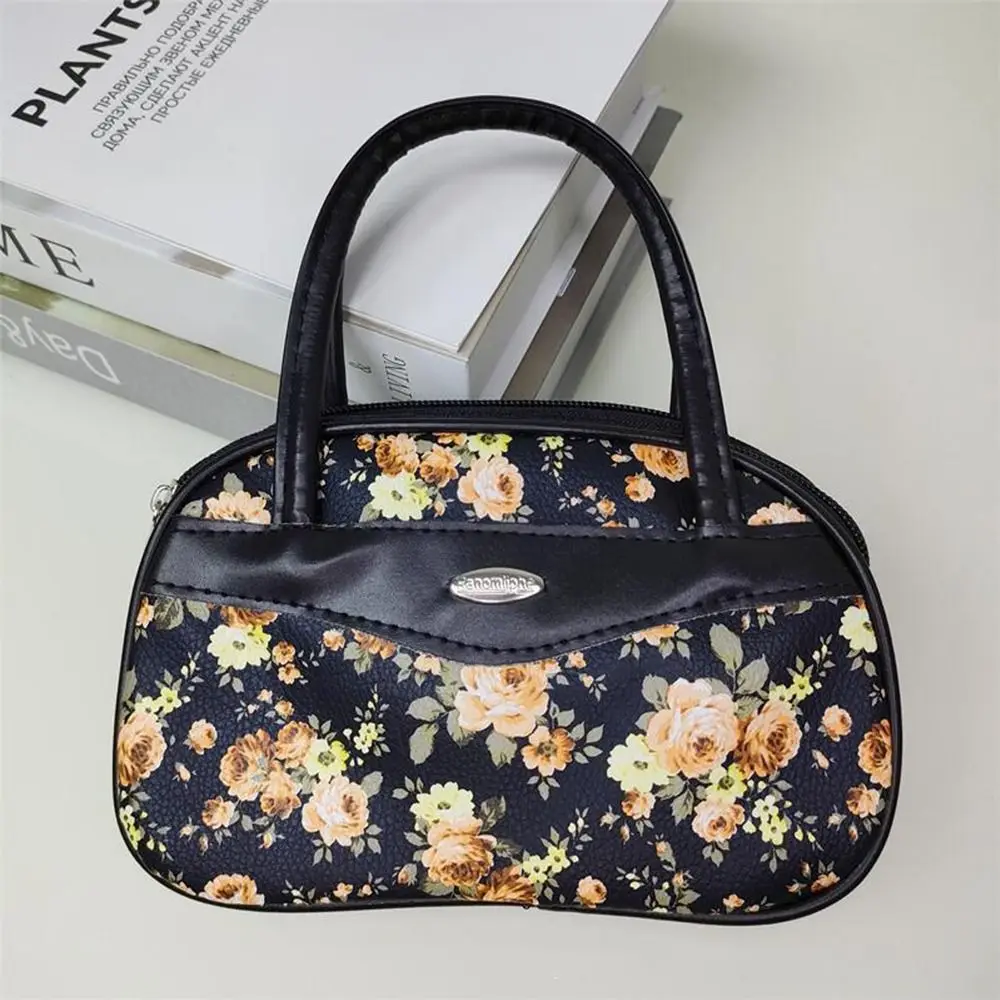 Durable PU Handbag Large Capacity Multi-layer Phone Bag Clutch Purse