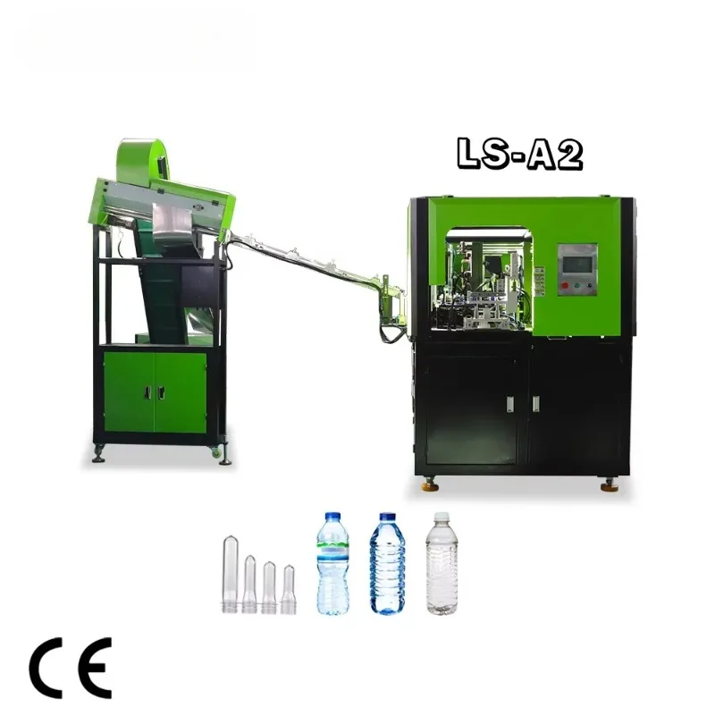 English Manual & Operation Video Included Semi Auto PET Bottle Blowing Machine Easy Install Plastic Maker for Global Export