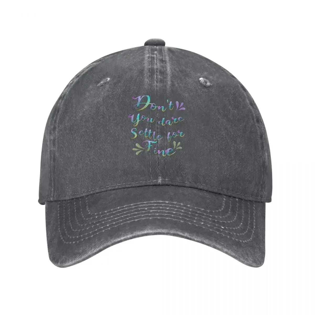 don't you dare settle for fine Baseball Cap sun hat Winter hat foam party Hat Big Size Golf Women Men's