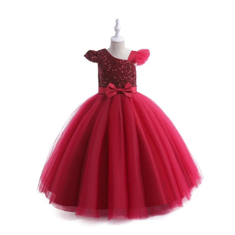 

Girls' Formal Dress 2025 New Style Girls' Formal Dress, High-End Girls' Baby Children's Mesh Puffy Dress