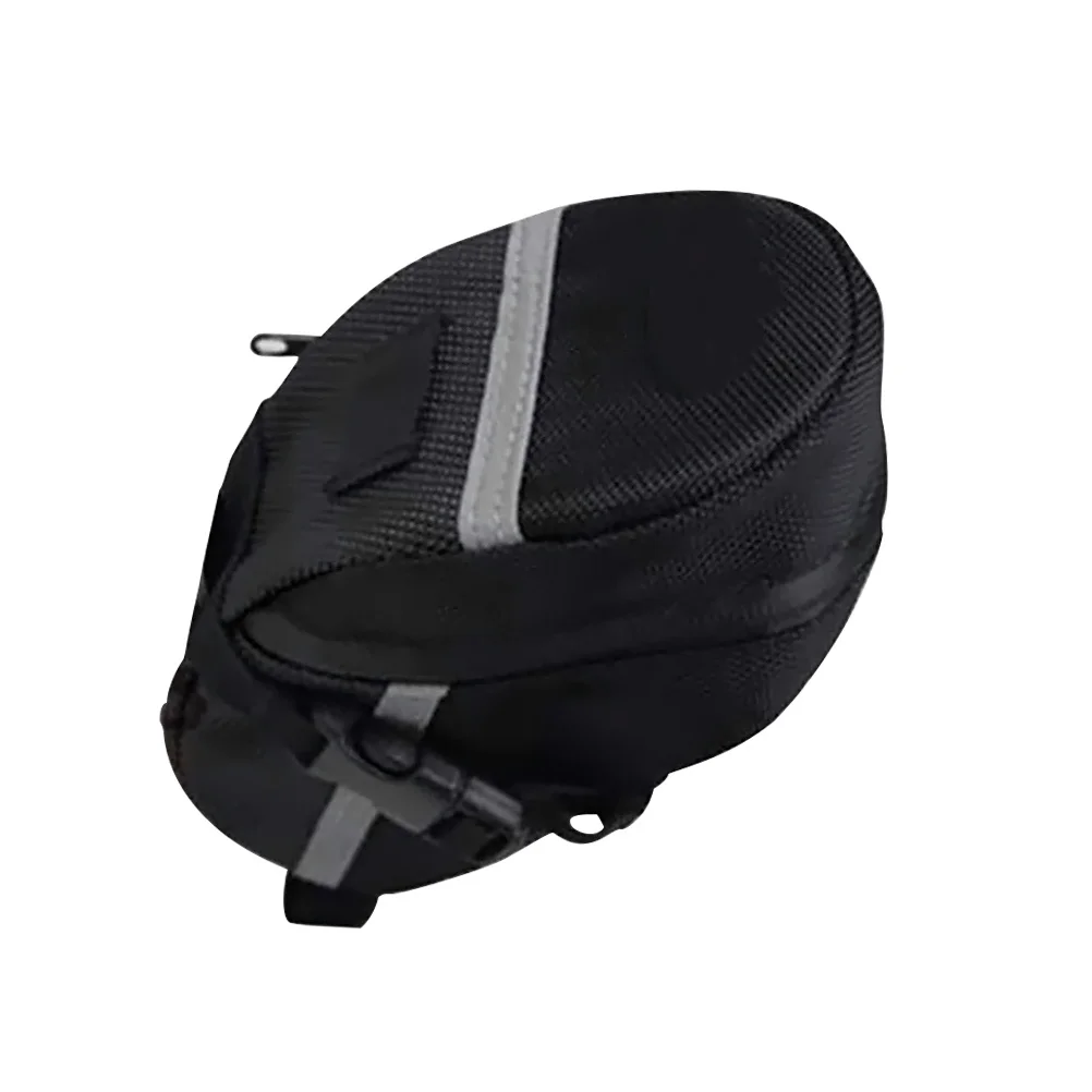 Fahrrad-Rücksitz-Satteltasche, schwarz, hohe Dichte, 600 d, wasserdicht, schnell abnehmbar, Radfahren, Rücklicht, Aufhänger, Fahrradtaschen