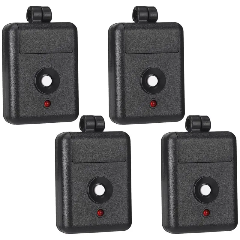 

ABDE-Garage Door Remote Control Keychain 1 Channel 4-Pack For Linear DNT00026, Delta-3 310 Mhz 12V Power Miniature Openers