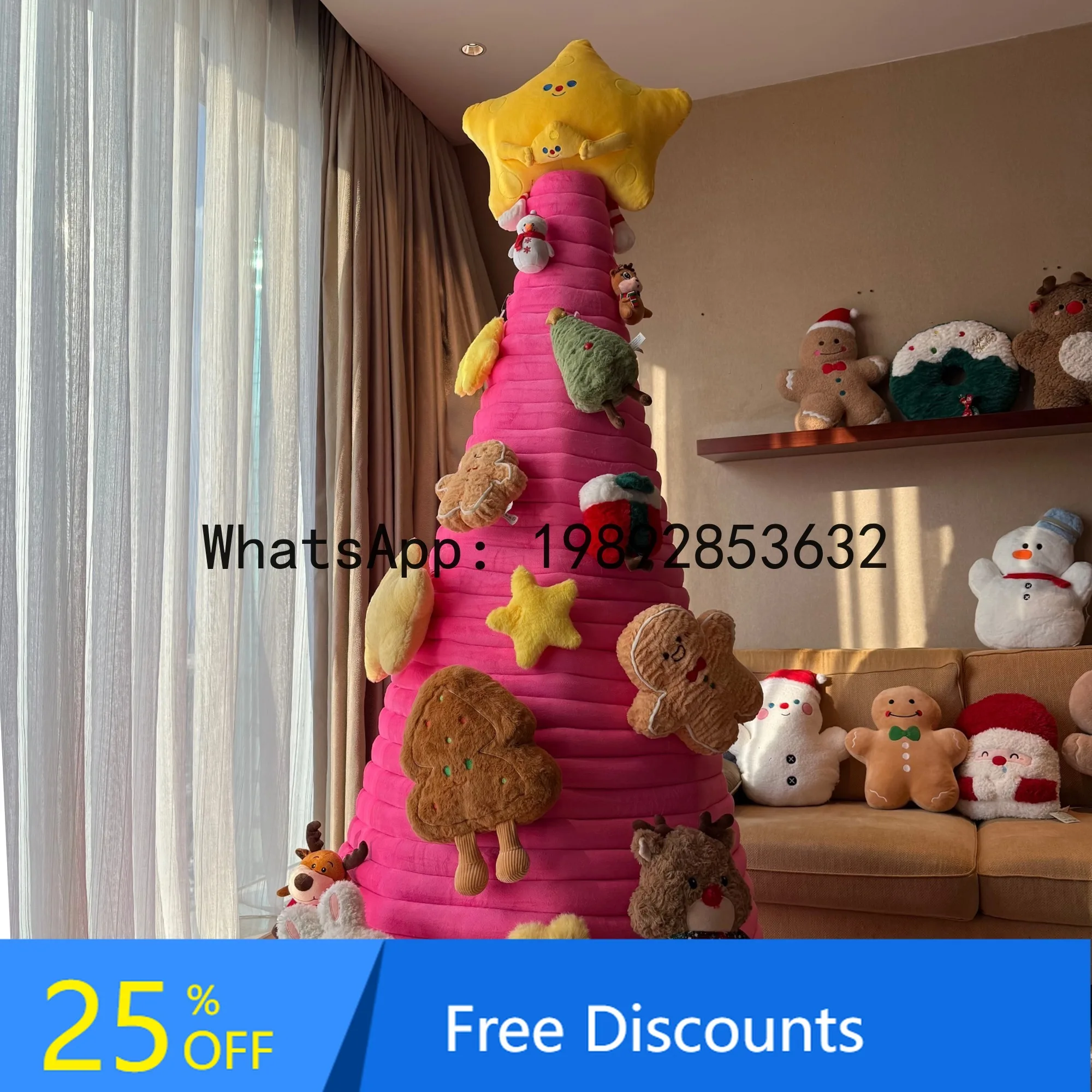 

Christmas Tree Decoration Home Ornaments Living Room Clothing Store Christmas DIY