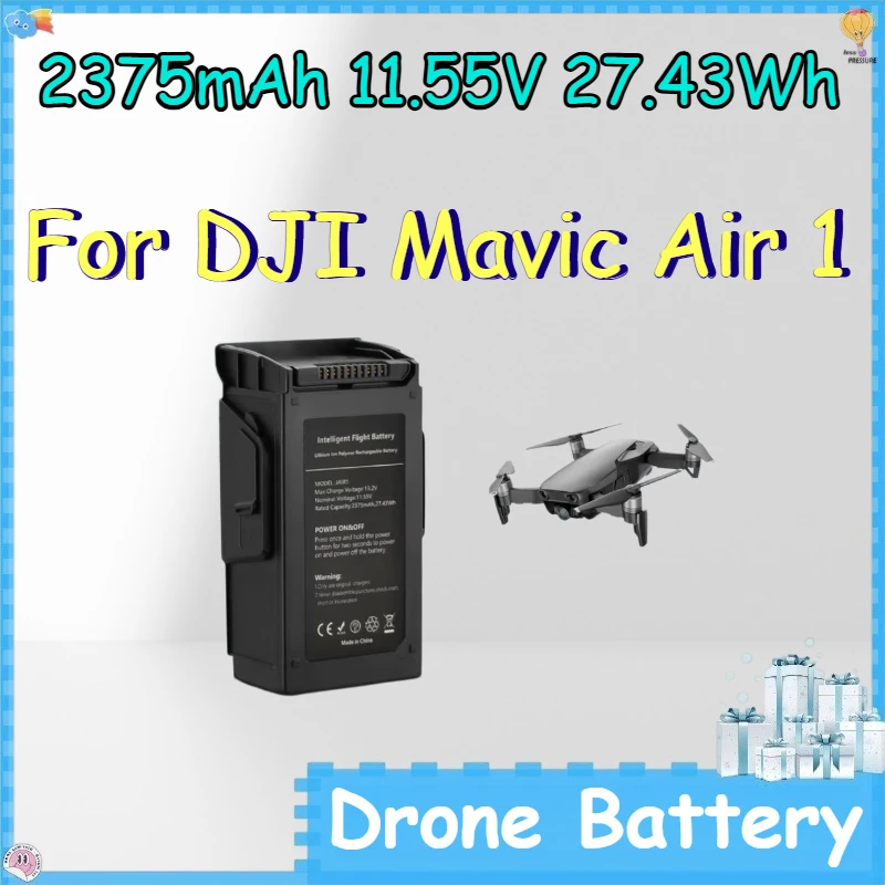 

2375mAh 11.55V 27.43Wh Drone Battery for DJI Mavic Air 1 Smart Drone Flight Battery