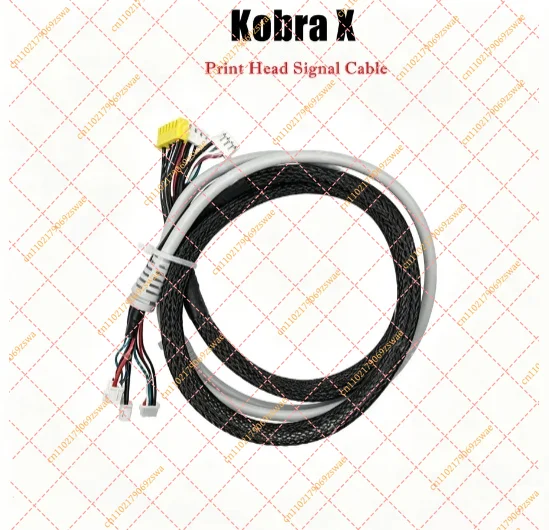 Toolhead Signal Cable Replacement Parts, Compatible for Kobra X 3D Printer Extruder Wiring