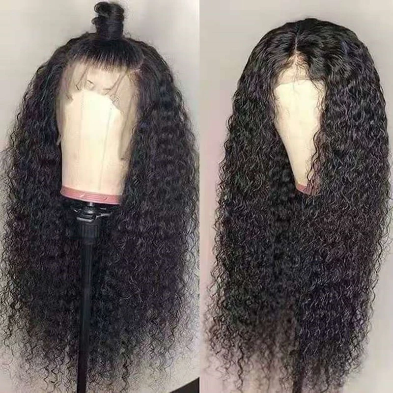 Europe and America Lady Wave Curled Long Hair Party Little African Curly Wig Concert Woman Clothing Match Gradient Wavy Hair image 4