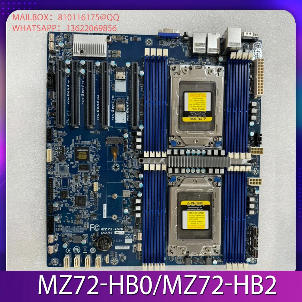 For Gigabyte MZ72-HB0 MZ72-HB2 EPYC Dual Channel Server Motherboard