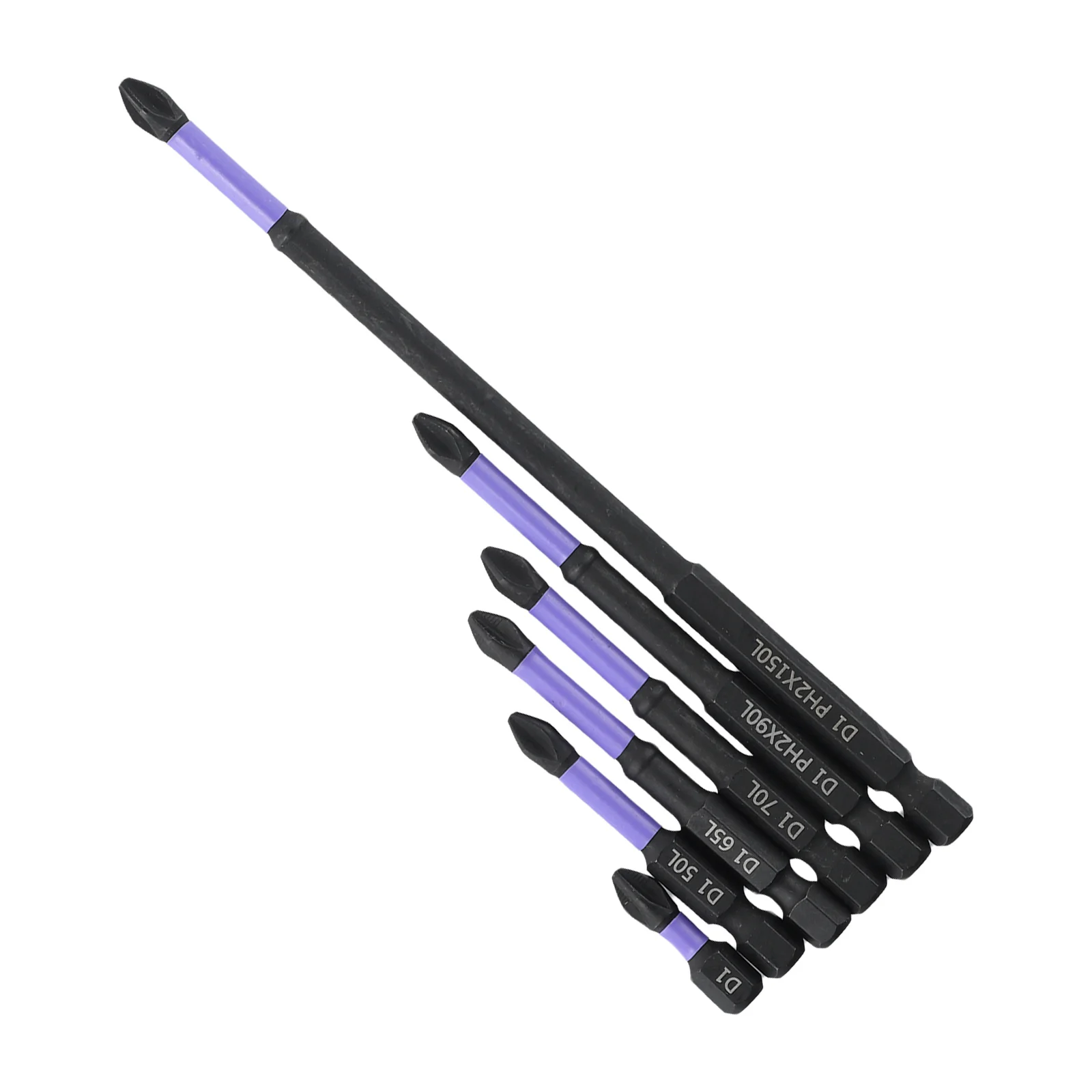 Imagem -02 - Cabeça de Lote Magnética Chave de Fenda Cruzada Broca de Impacto Antiderrapante Chave de Fenda Elétrica Ferramenta Elétrica 25150 mm Ph2 Pcs