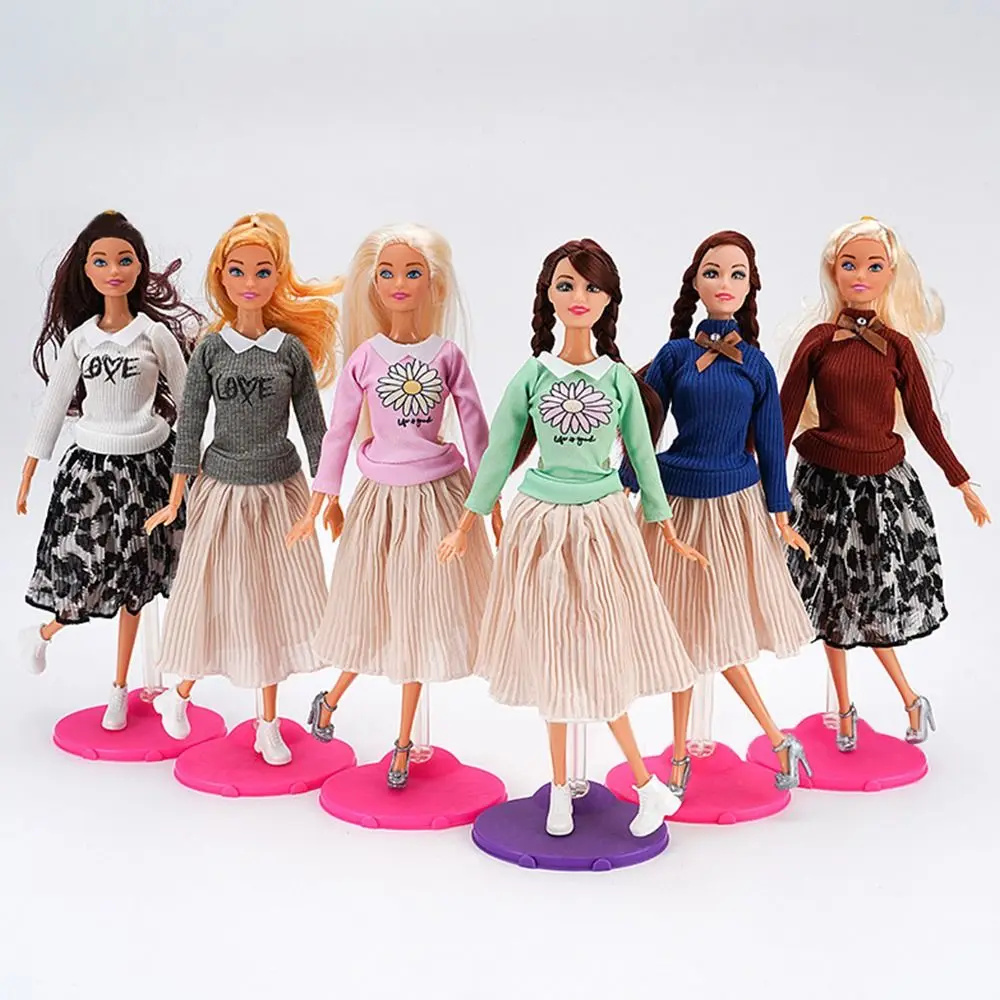 Doll Clothes Skirt Pants Dress Accessories Suitable For 11.5inch Barbies Doll Cocktail Daily Casual Clothing Accessories