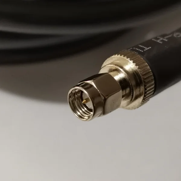 1 pces lmr400 cabo kabel n tipo fêmea para sma macho conector de baixa perda rf cabo coaxial