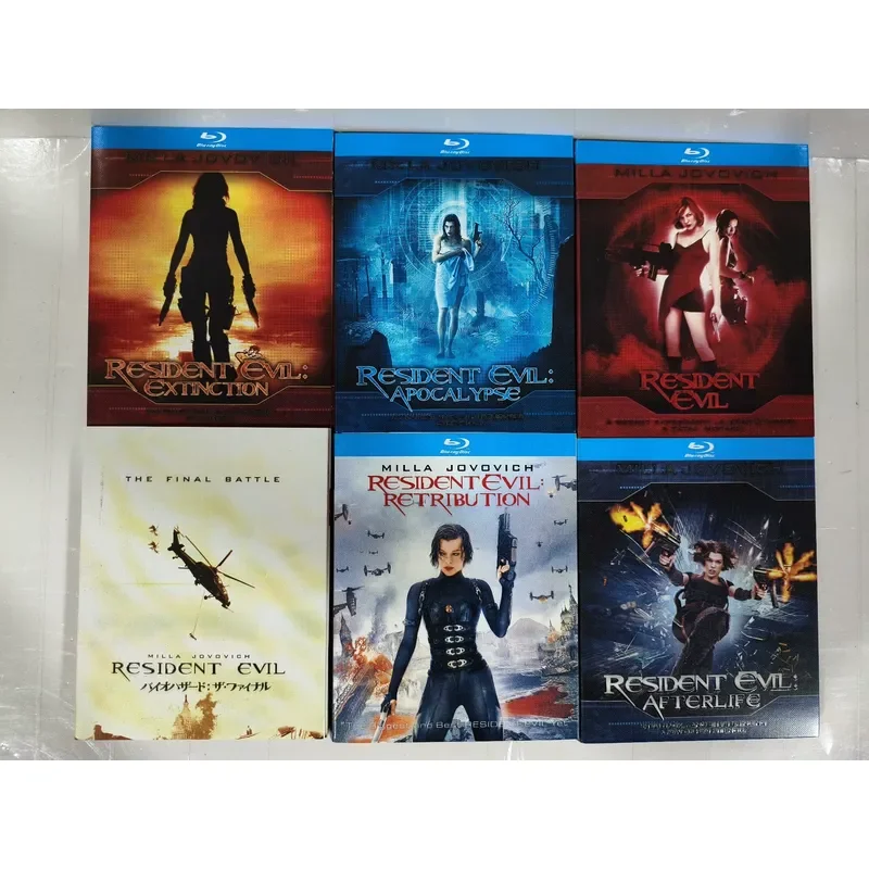 Resident Evil 1-6 Blu-ray Discs Boxed Collector's Edition Brand New Unopened High Definition Image Quality Support