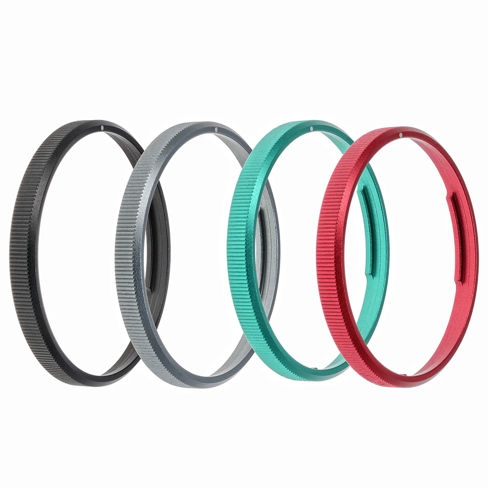 FOTGA Aluminium Lens Ring For Ricoh GRIIIX/GR3X HDF Camera Replaces For Ricoh GN-1 Lens Decoration Ring Cap Black Red Grey color