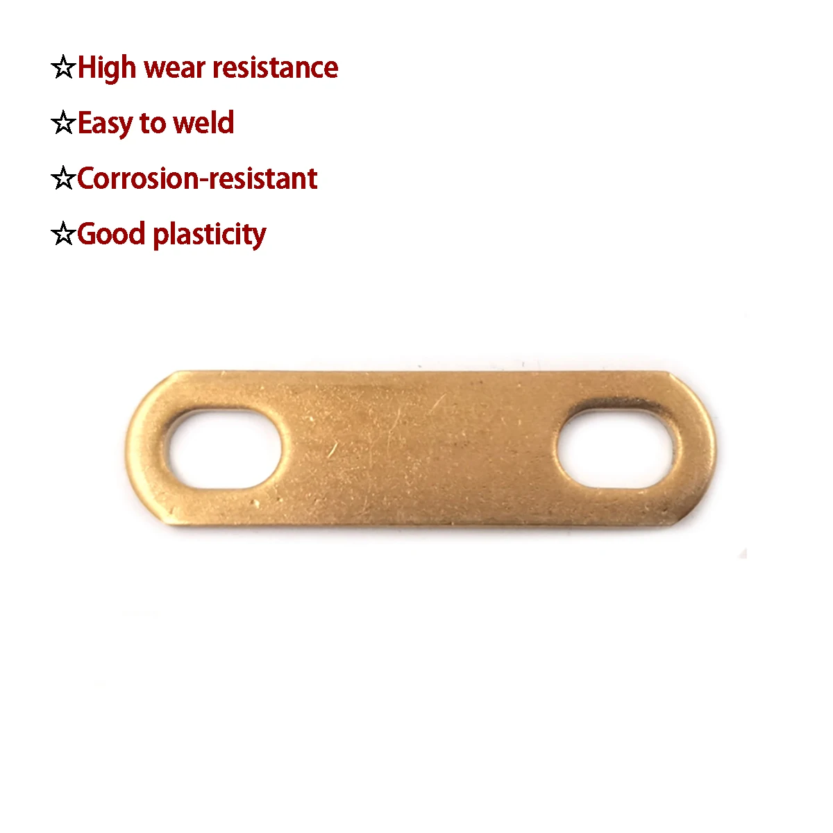 Brass Connection Plates for Motor Lithium Battery, Thickened Custom Jumper Current-Carrying Washers for Electric Heating Tube
