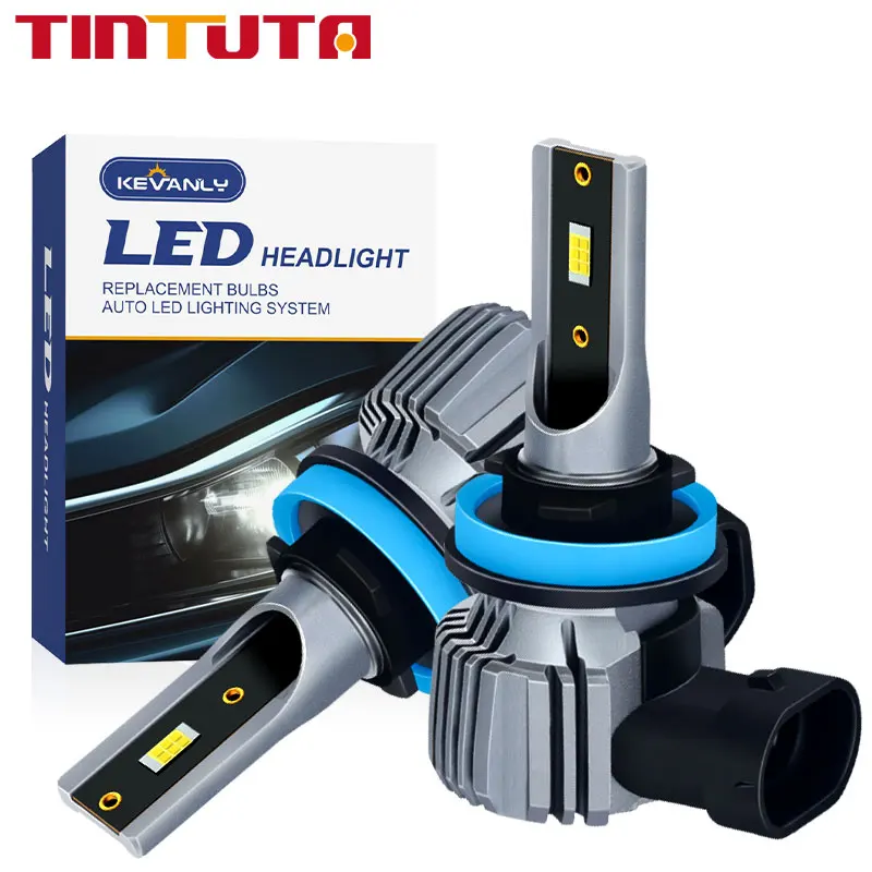 

2pcs Car LED Bulb H1 H4 H7 H11 9005 9006 LED Headlight Fog Light Canbus Hi/Lo Beam Bulb 32800LM 90W CSP LED 6000K Plug and Play