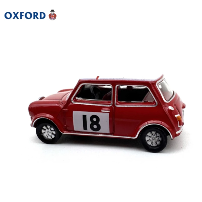 OXFORD 1:76 Mini CooperS Rally 1968/Mini BMC Competition Simulation Alloy Car Model Classics Adult Souvenir Gift Static Display