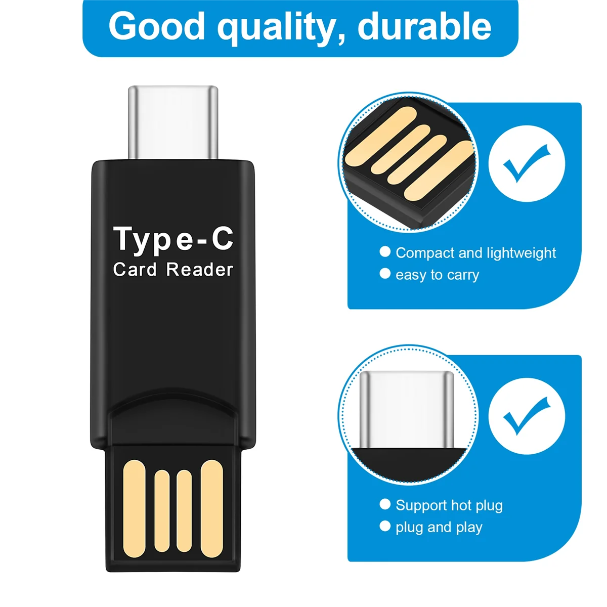 USB 3.1 typ C USB-C do Micro-SD czytnik kart TF Adapter do Macbook PC telefon komórkowy