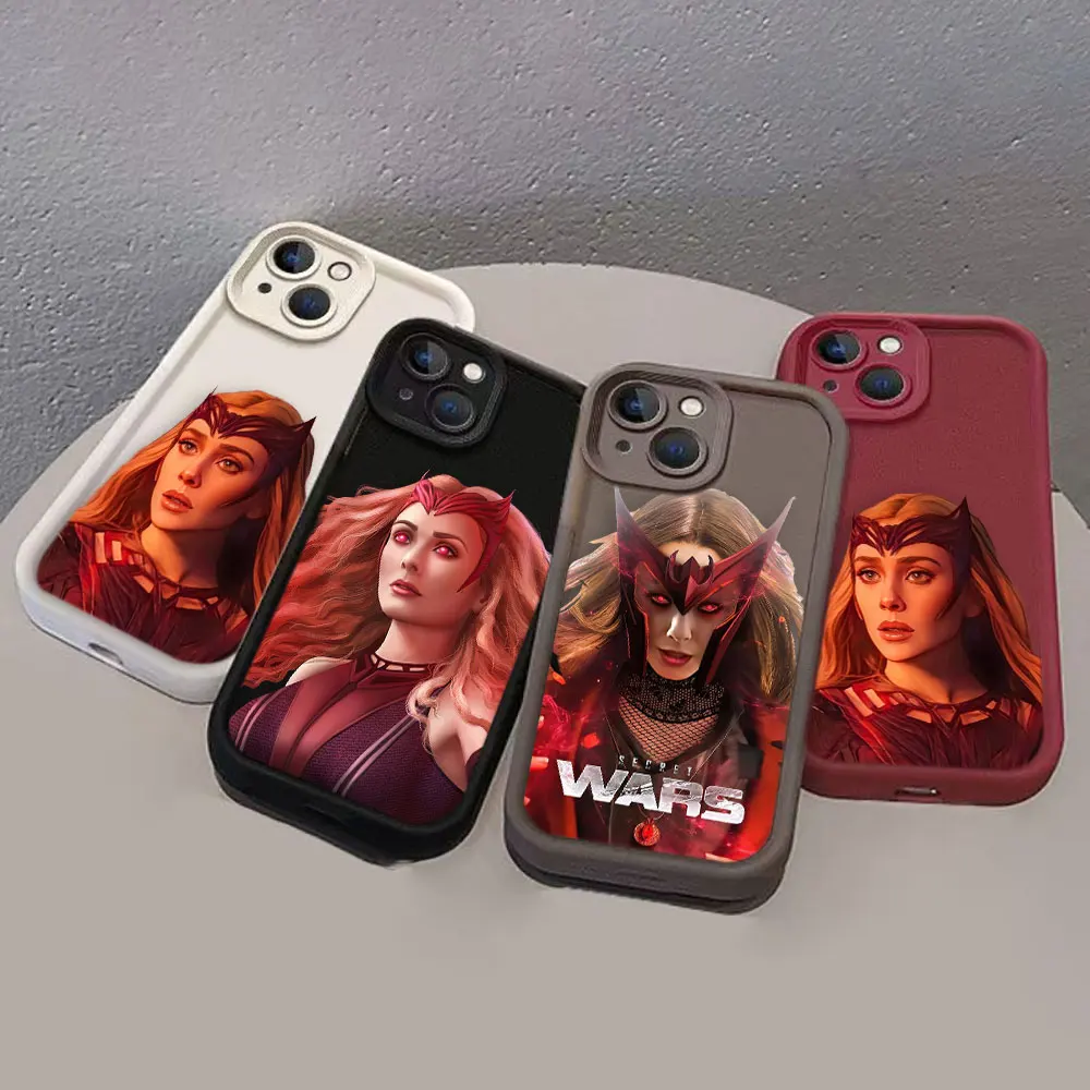 Marvel Scarlet Witch Wanda Cover Phone Case For Realme 13 12 11 8I 8 7I 7 5 C21Y C30 C35 C53 C55 C63 C65 C67 GT 3 6 Color Case