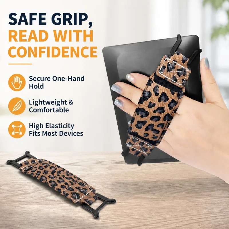 High Elastic Finger Gripping Belt Lightweight Multipurpose Hand Grip Fit Kindle Ebook and Tablet Secure Electronic Gadgets