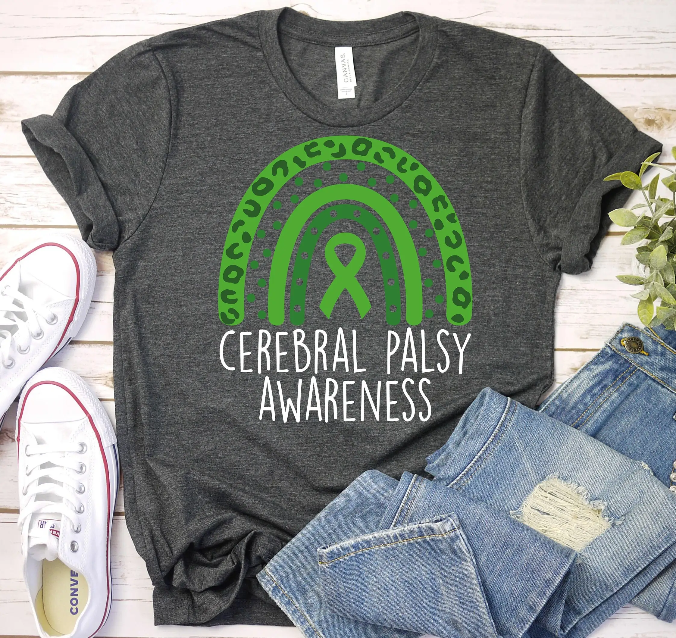 Cerebral Palsy Awareness T Shirt Mom Support Invisible Disability Rights