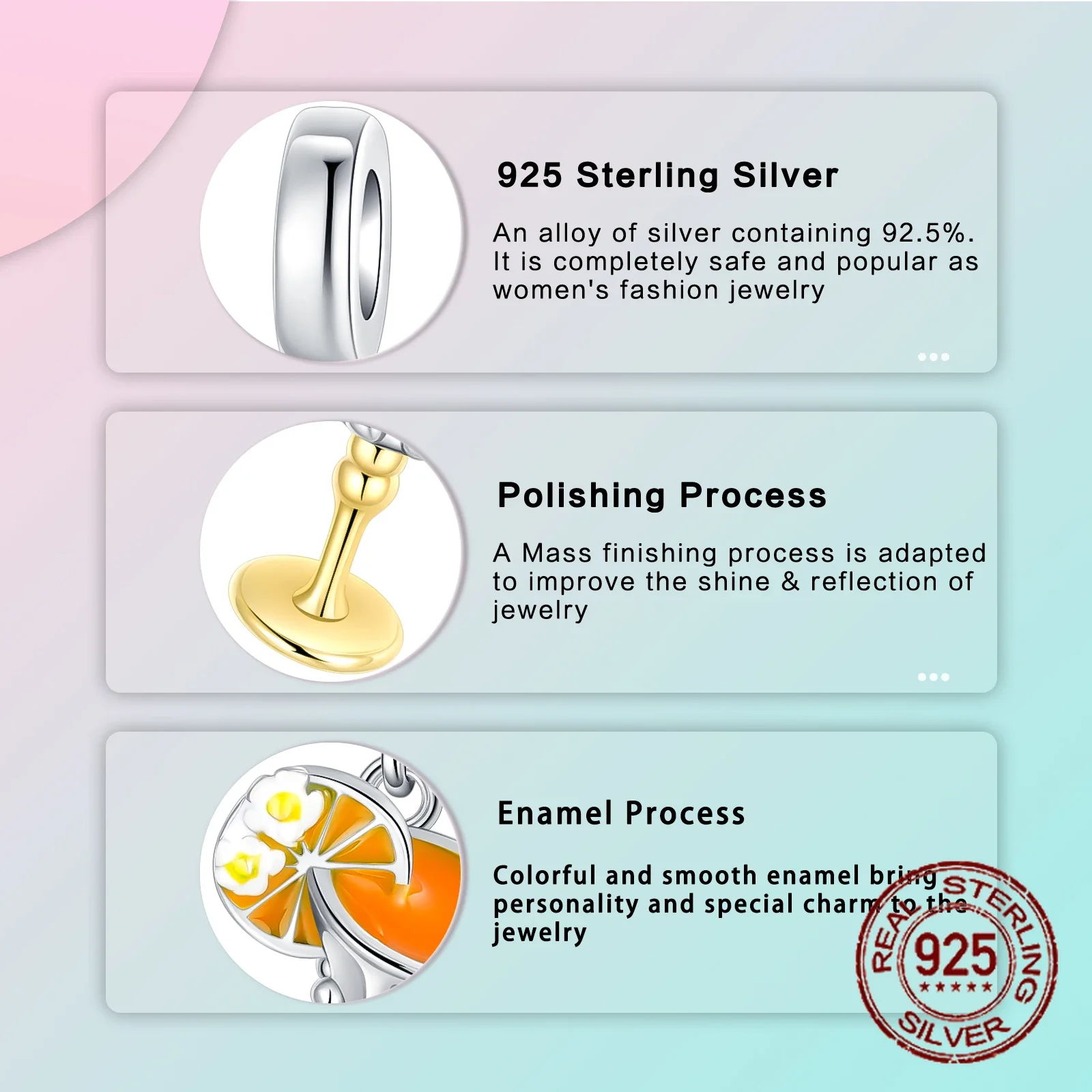 Colgante de plata de ley 925 para pulsera Pandora, abalorio para botella de vino tinto, donas, taza de bebida, compatible con pulseras originales,