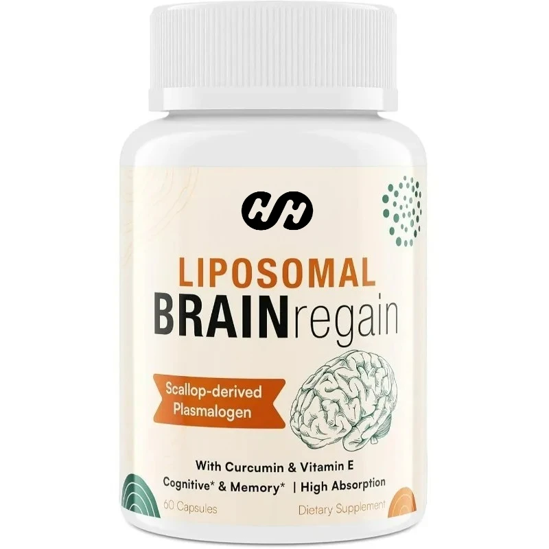 Liposomal Brain Supplement - Better Absorption of Plasma Antigen with Curcumin and Vitamin E - Suitable for Adults