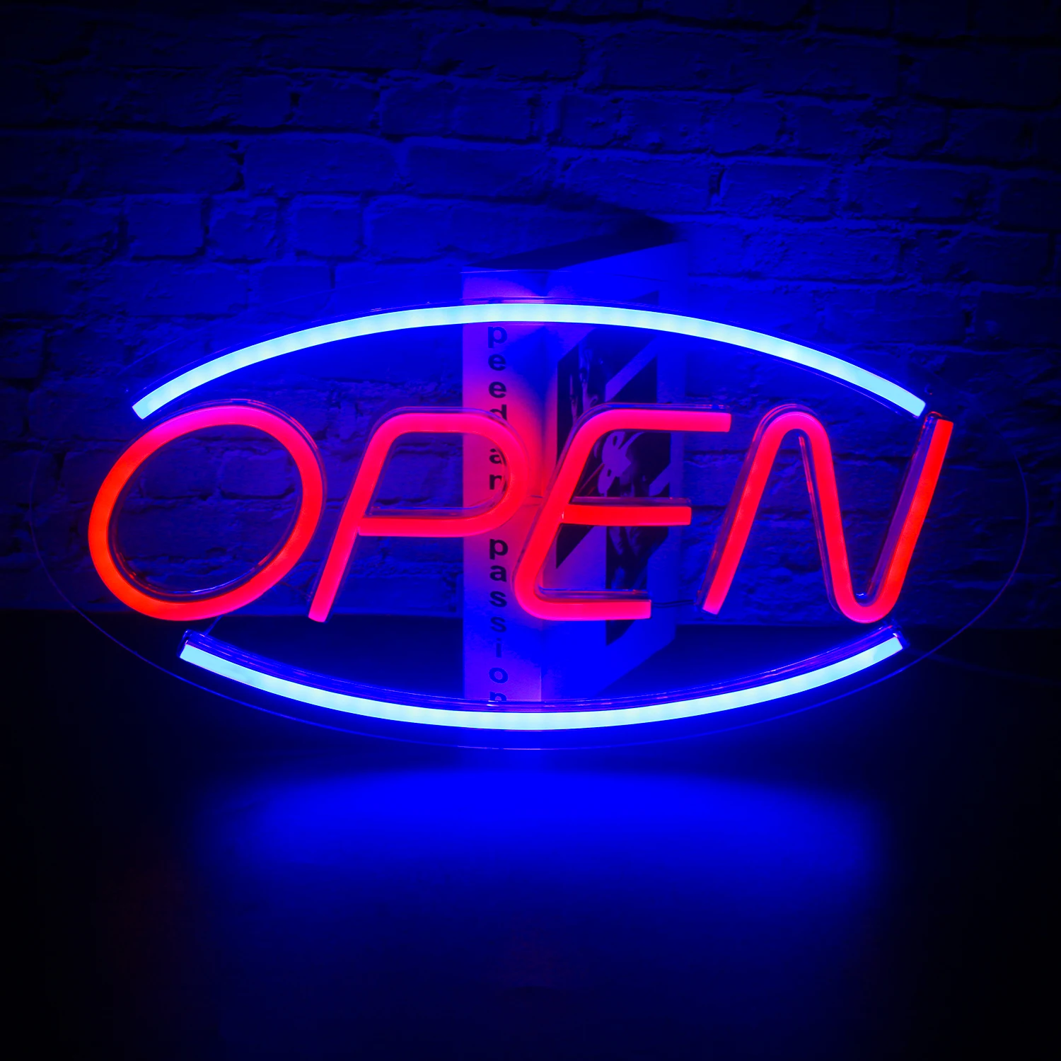 

Led Open Neon Sign Instruct Neon LED Light Hanging Word Store Business Bar Club Shop Wall Decoration Commercial Colorful Gift