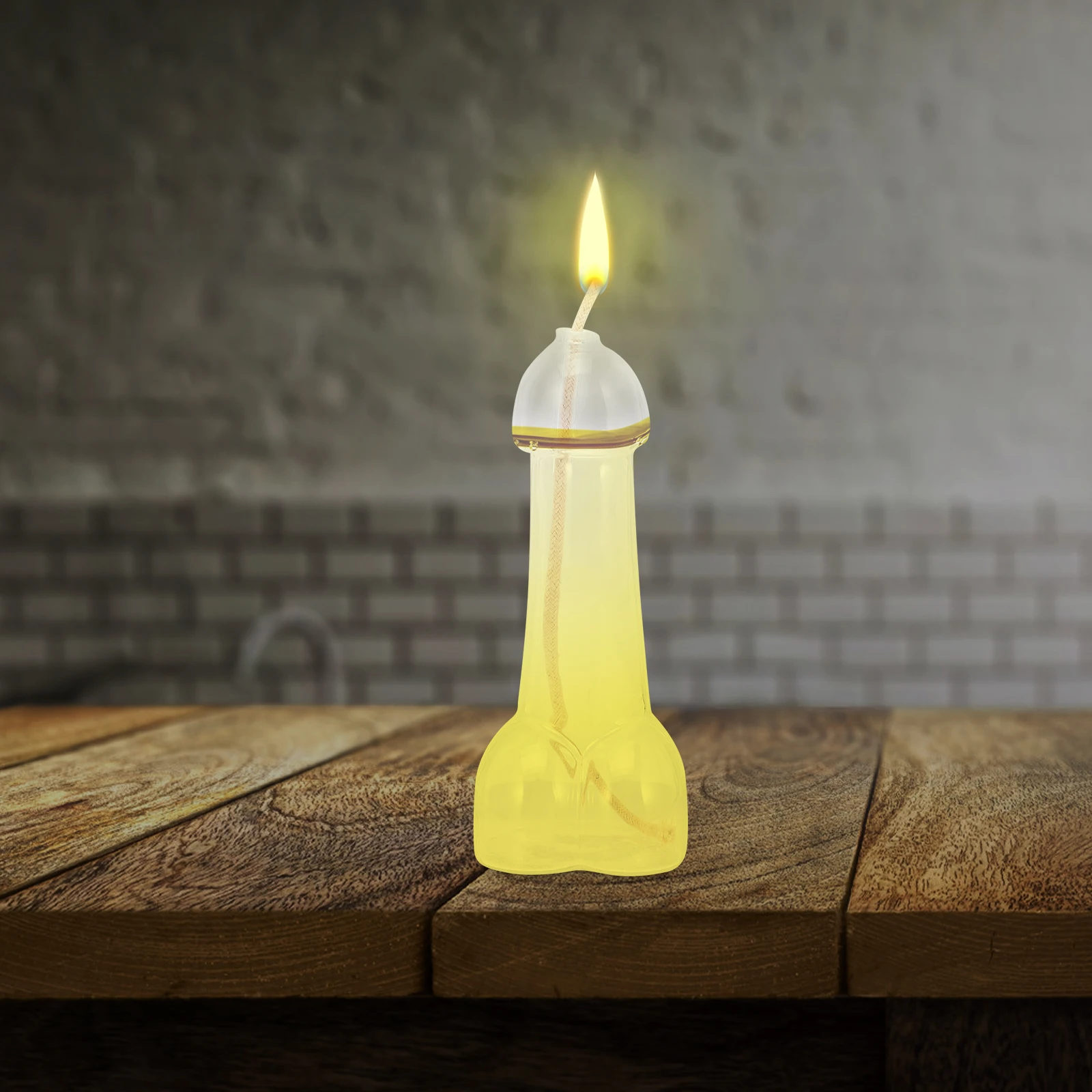 

Glass Oil Lamp Transparent Creative Refillable Desktop Decoration Clear Glass Lamp for Home Parties Desktop Oil Lamps