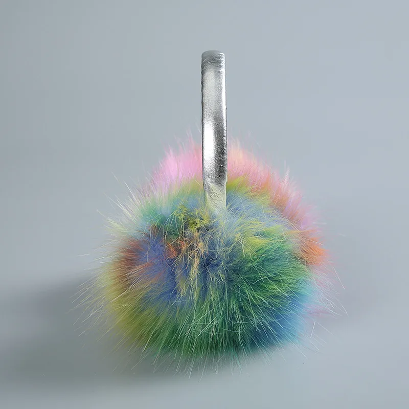 ヘッドバンド ソフトぬいぐるみ イヤーマフ イヤーカバー グラデーションカラー 冬用 ファッションアクセサリー 寒い天候 冬のスポーツ用