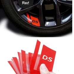 6Pcs Car Wheel Rim Vinyl Stickers For Citroen Ds Ds3 Ds7 Ds5 Ds4 Ds6 Decals Accessories Auto Accessories