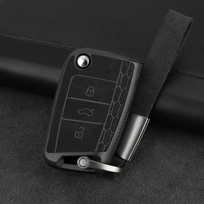 For Volkswagen Golf 7 MK7 Tiguan For Skoda Octavia A7 Superb Rapid Kodiak car key protector key ring key ring car key decoration