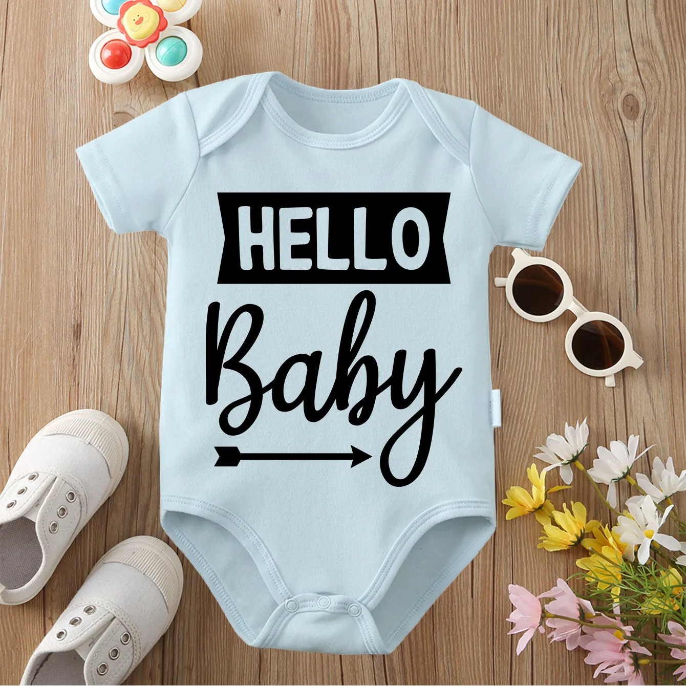 

Baby Добро пожаловать в мир, ткань из 100% хлопка с принтом, удобный комбинезон-боди для ребенка, комбинезон для новорожденных от 0 до 12 месяцев