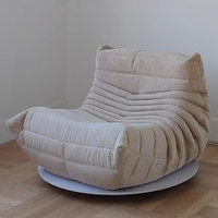 Bean Bag Chair for Adults Corduroy Sofa for Living Room Apartments Reading Corner Armless Fireside Chair Soft Floor Lounge Couch