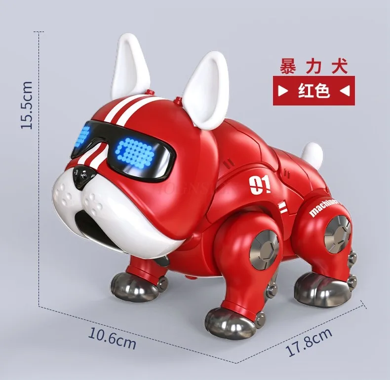 子供のための電気インテリジェントロボット犬、暴力犬、検知タッチ、電子ペットのコンパニオン