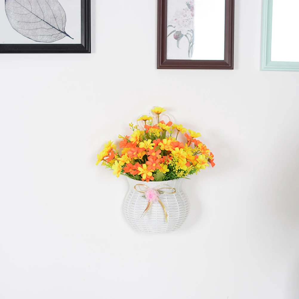 

Decorative Hanging Planter Semicircle Wall Flowerpot Basket Decorate Holder Round