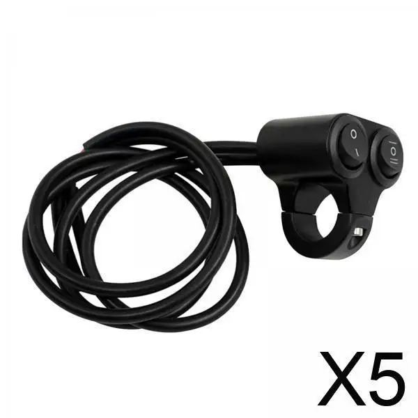 

Dual Function 22mm Motorcycle Handlebar on Off Switch Aluminum Alloy for Headlight Fog Light ATV