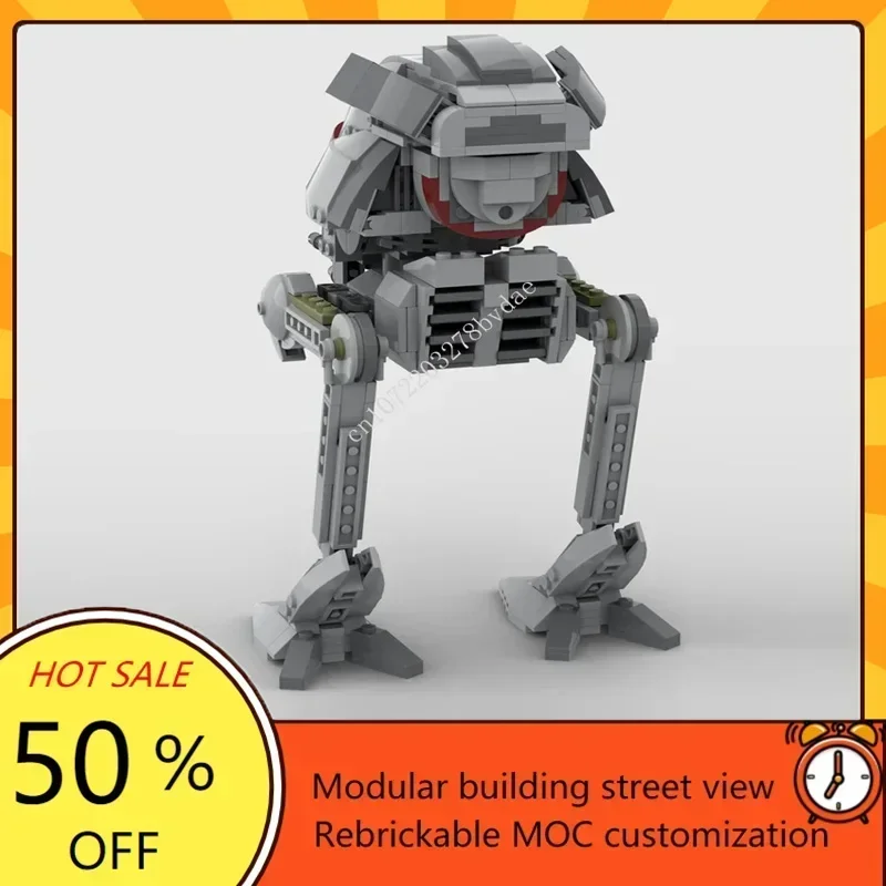 560PCS MOC Space Battle All Terrain Experimental Transport Model Custom Puzzles Technology Education Assembly Toy Birthday Gifts