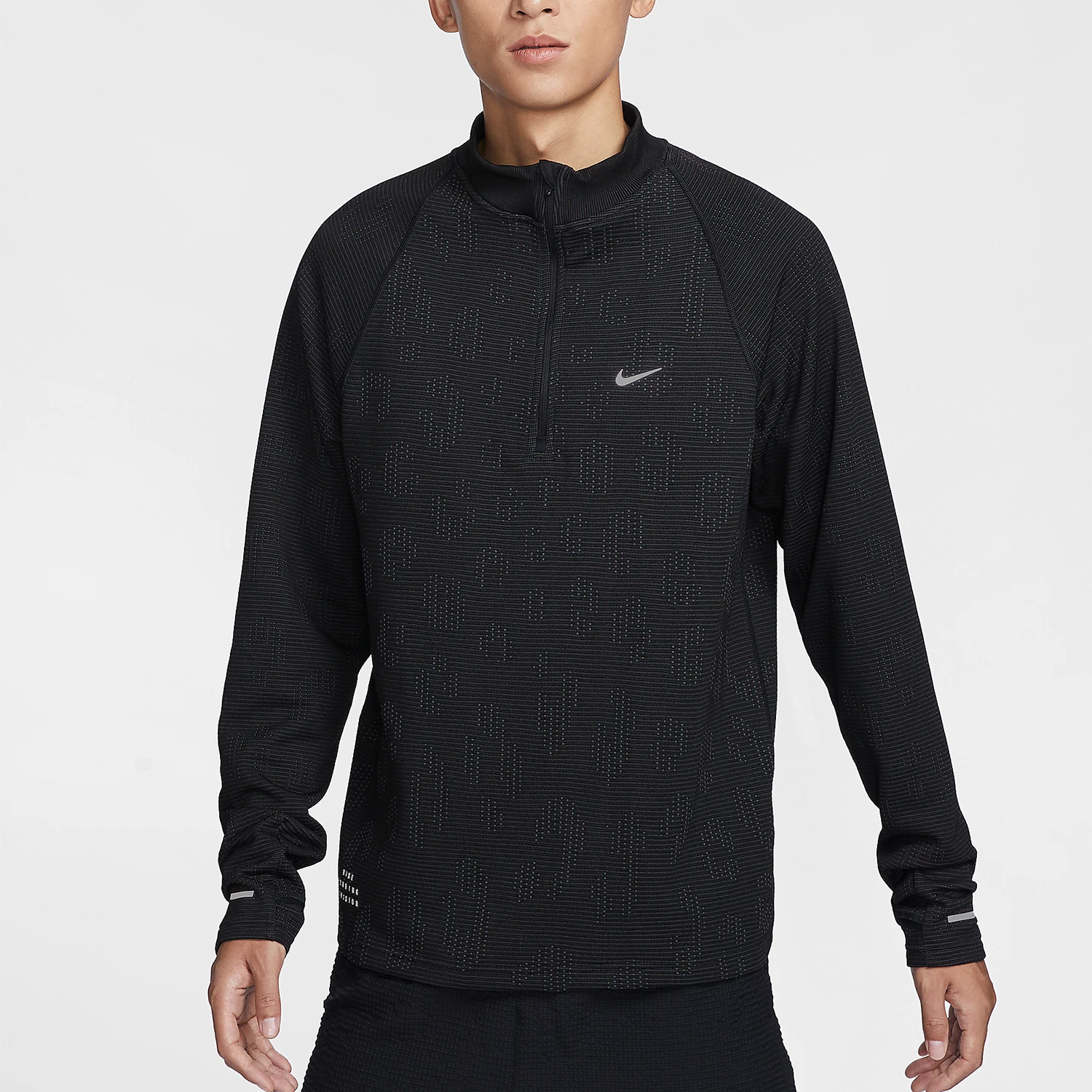 Nike genuine autumn new men's sports half zipper stand up collar jacket FZ1122-010