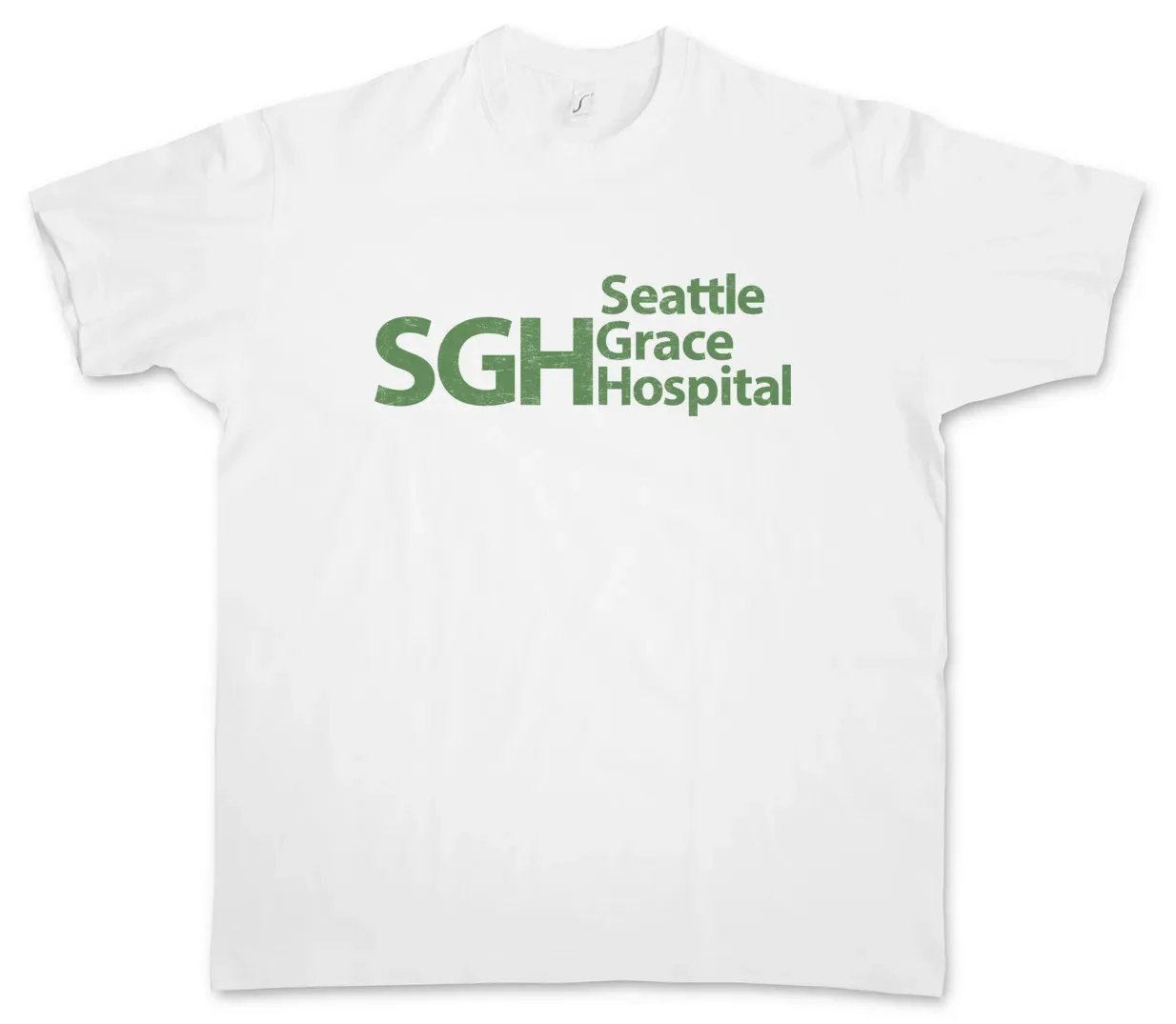 

SEATTLE GRACE HOSPITAL T-SHIRT SGH Anatomy Logo ER Room Symbol Emergency