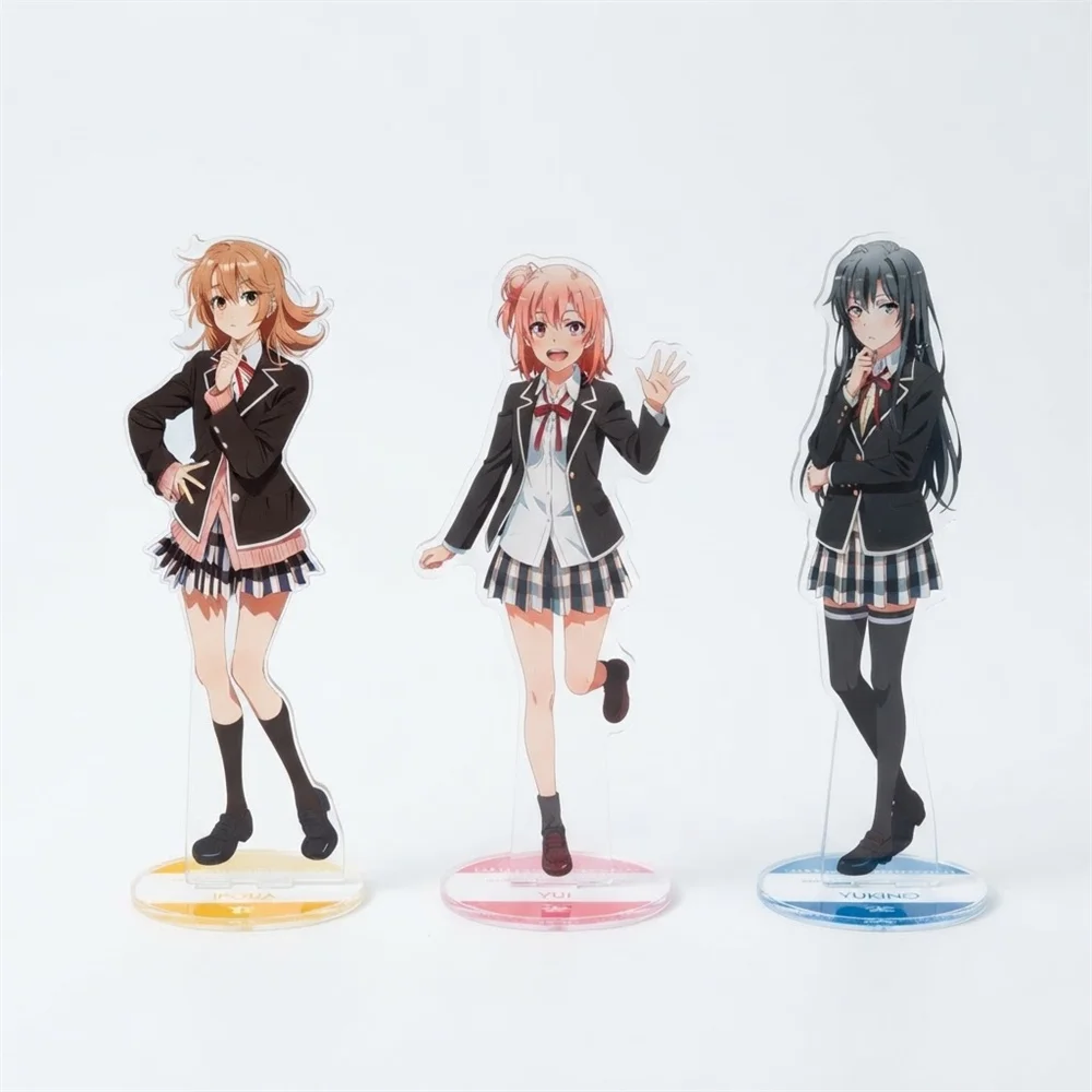 15CM Anime My Teen Romantic Comedy Snafu Acrylic Keychain Stand Model Ornament Accessories Goods Christmas Gifts