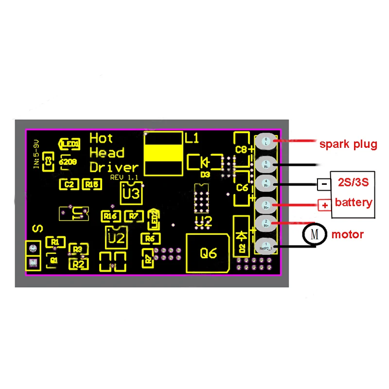 1PCS Model Universal Heater Head Lighter 3S 12V Electronic Ignitor Switch Remote Control Nitro Engine Glow Plug Driver for DIY