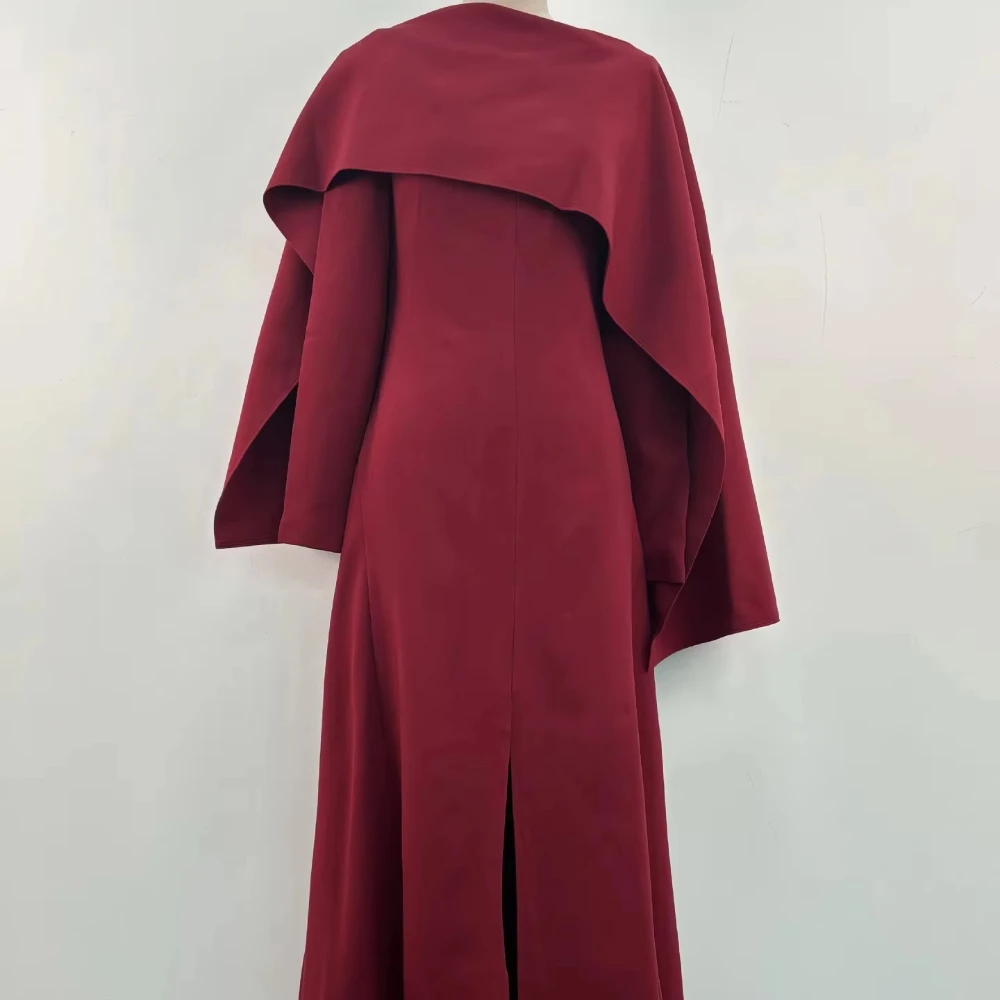 Elegante xale manga cheia vestidos de baile cintura irregular vestido de emagrecimento requintado alta qualidade vestido de festa à noite feminino personalizado