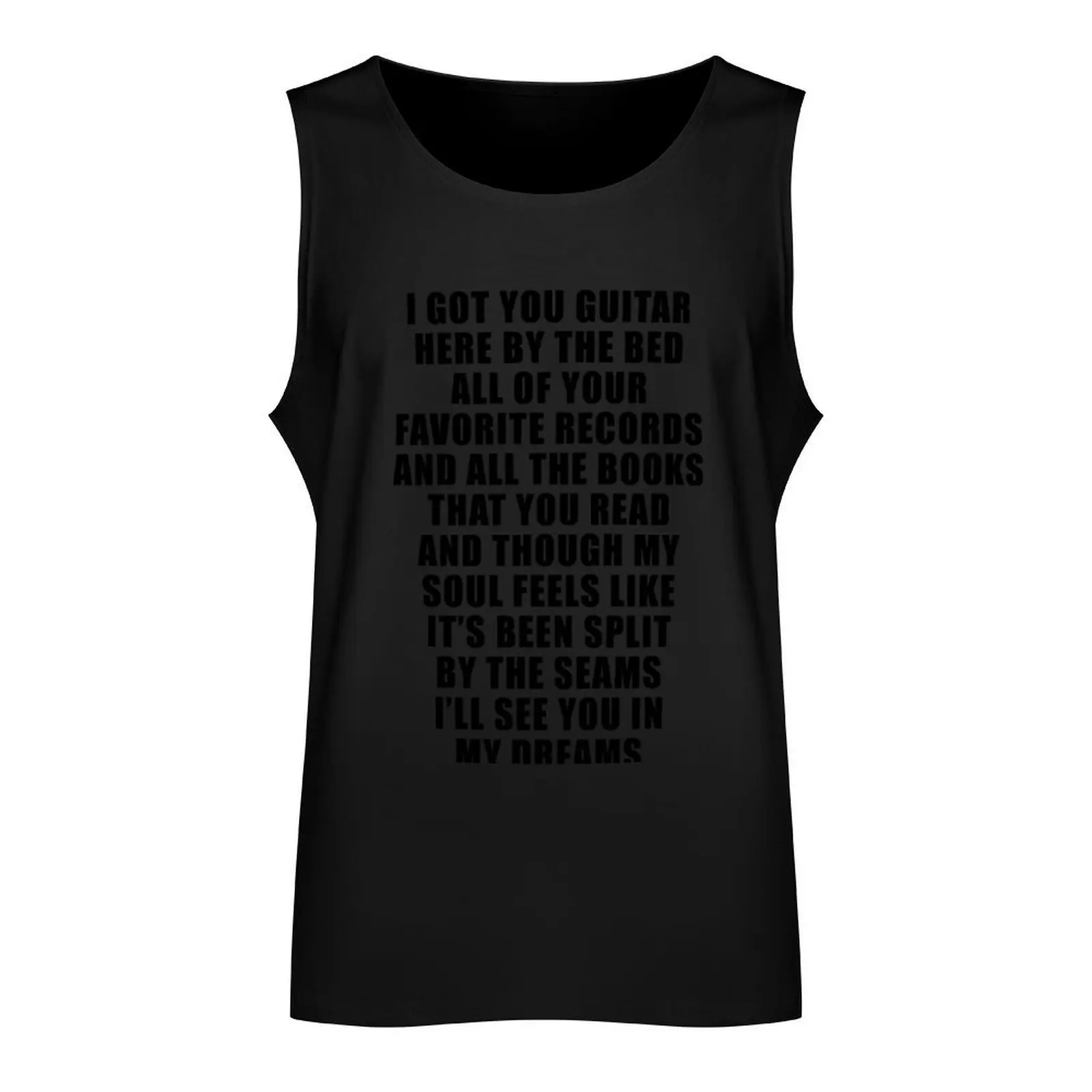 I'll see you in my dreams Tank Top Men's gym t-shirts Men's gym men clothing